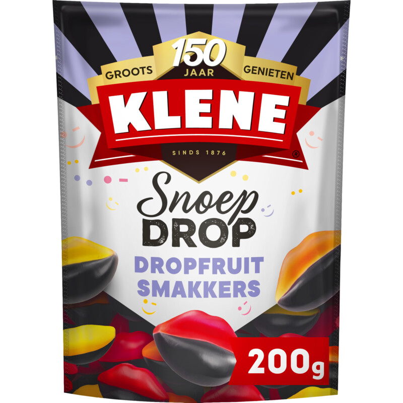 Klene Snoepdrop dropfruit smakkers