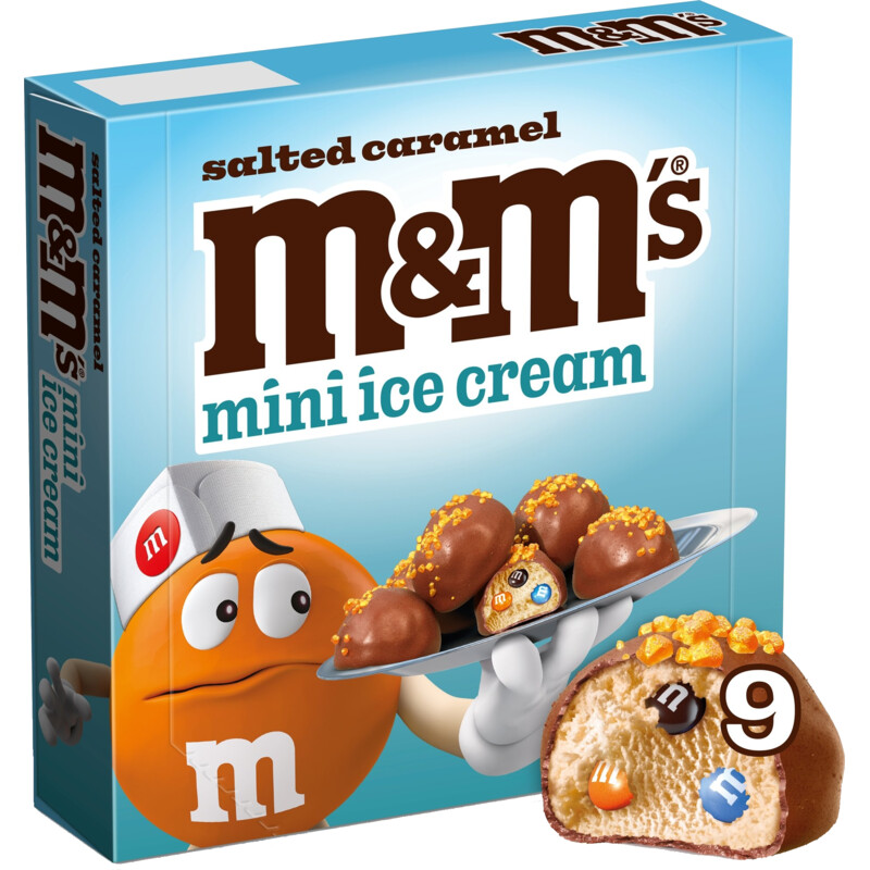 Een afbeelding van M&M'S Mini ice cream salted caramel