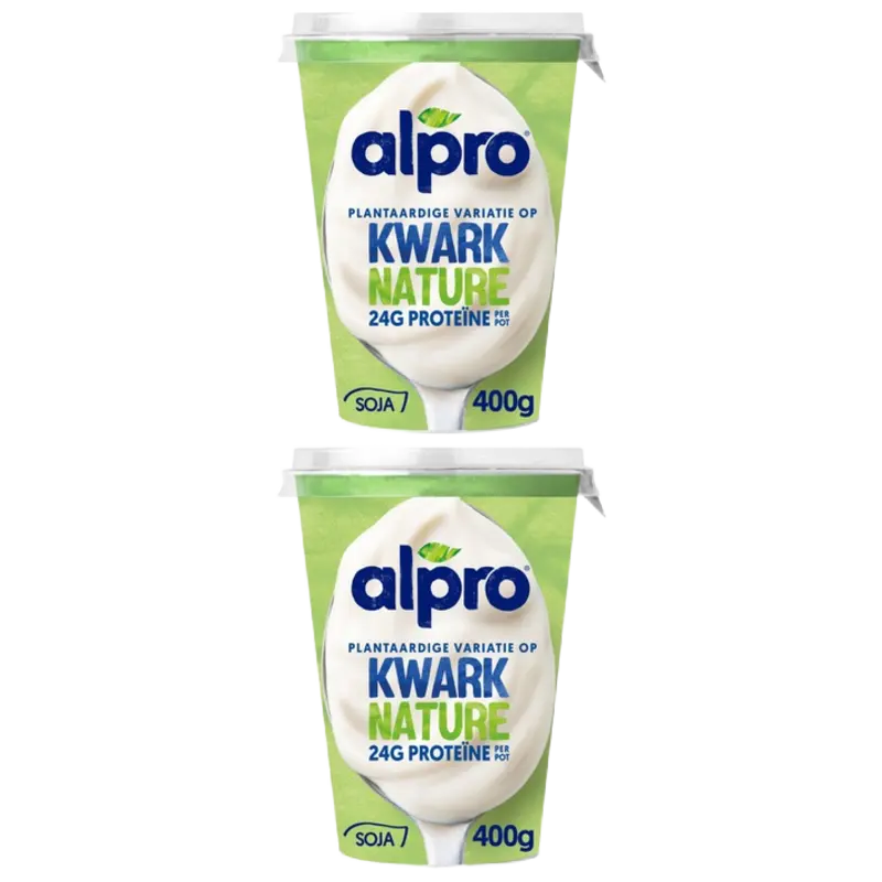 Alpro Plantaardige kwark naturel 2-pack