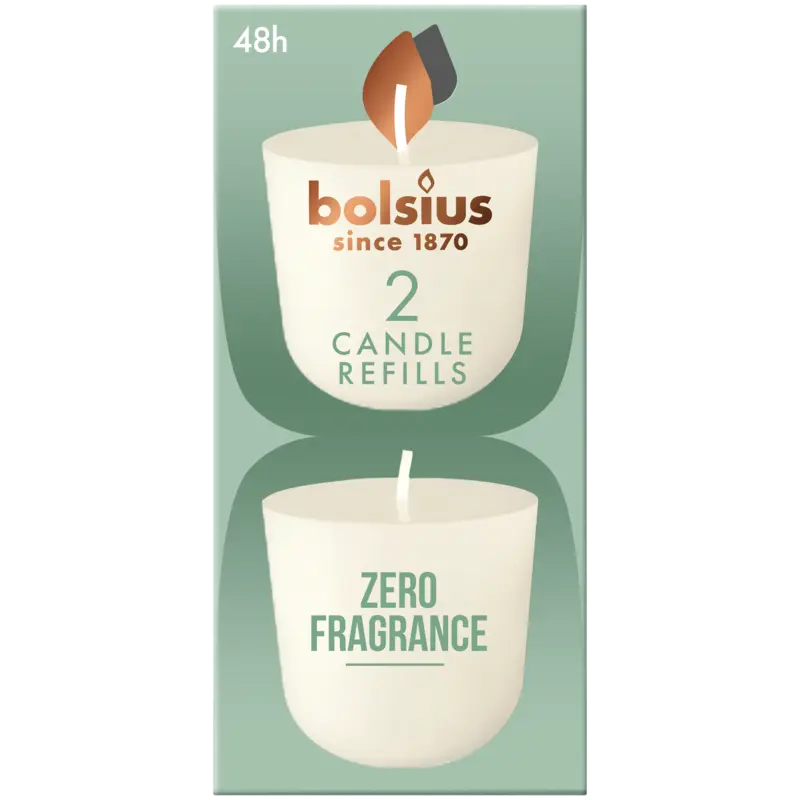 Bolsius Navulling clean light zero