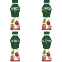 Een afbeelding van Activia Drinkyoghurt kiwi & aardbei 4-pack