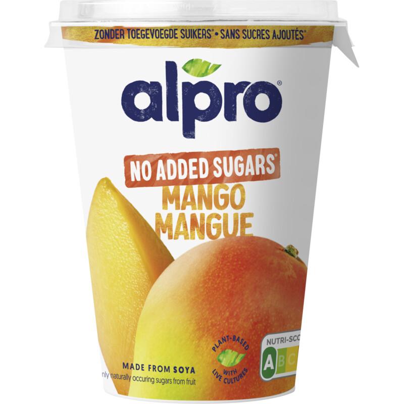 Een afbeelding van Alpro Plantaardige variatie op yoghurt mango
