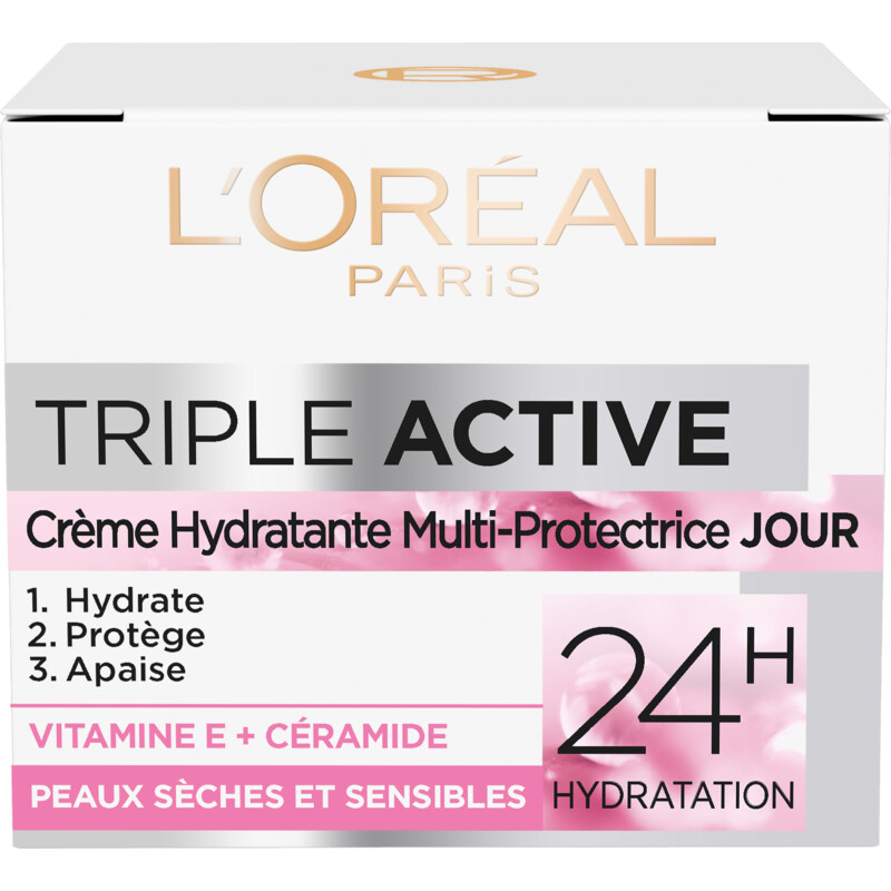 Een afbeelding van L'Oréal Triple active hyraterende dagcrème
