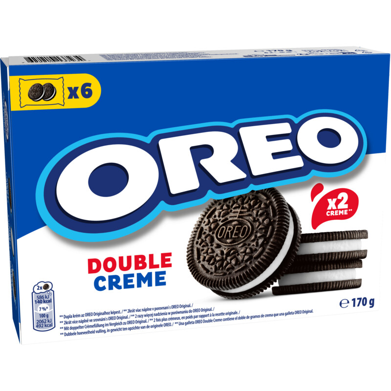 Een afbeelding van Oreo Cookies double creme