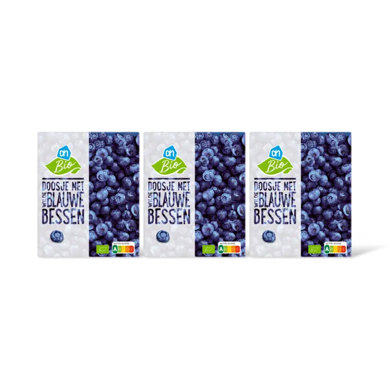 Doosje met wilde blauwe bessen 3-pack