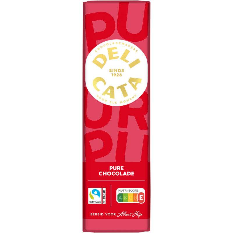 Een afbeelding van Delicata Reep krachtige pure Belgische chocolade
