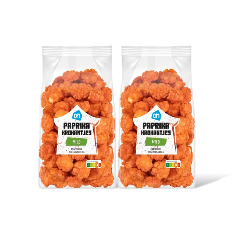Paprika krokantjes mild 2-pack