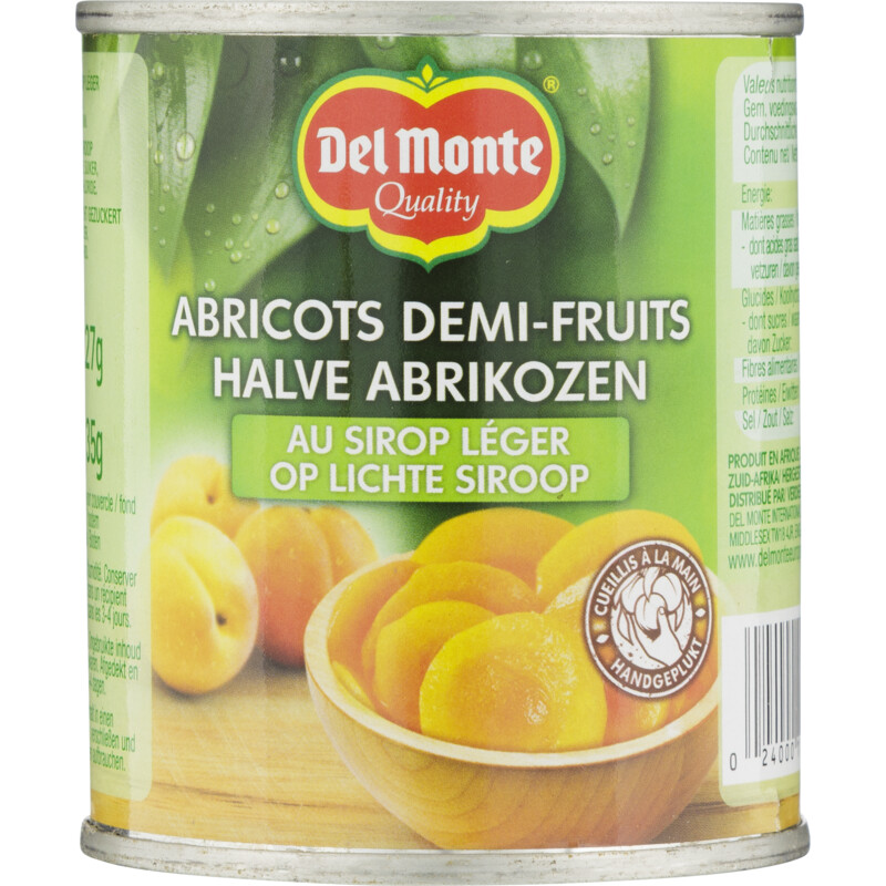Een afbeelding van Del Monte Halve abrikozen op lichte siroop