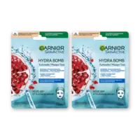 Garnier Skinactive hydra bomb grntappel mask 2pk