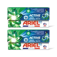 Ariel 4in1 pods+ active wasmiddelcapsules 2pck