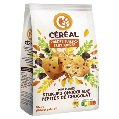 pdp-image-Céréal Mini cakes chocolade zonder suiker