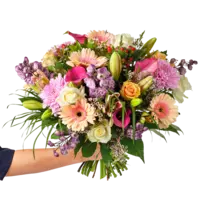 Gemengd boeket pastel