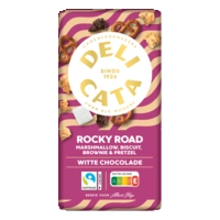 Delicata Reep rocky road witte chocolade