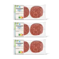AH Runderhamburger minder vet 4 stuks 3-pck