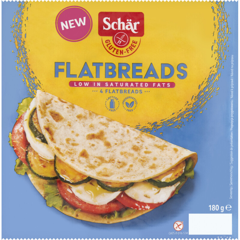 Schar Flatbreads glutenvrij
