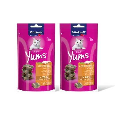 pdp-image-Vitakraft Cat yums met kip en kattengras 2-pack