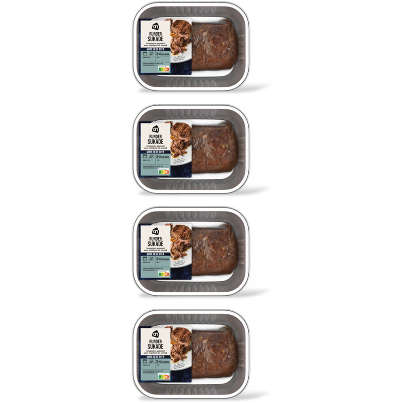 AH Voor in de oven runder sukade 4-pack