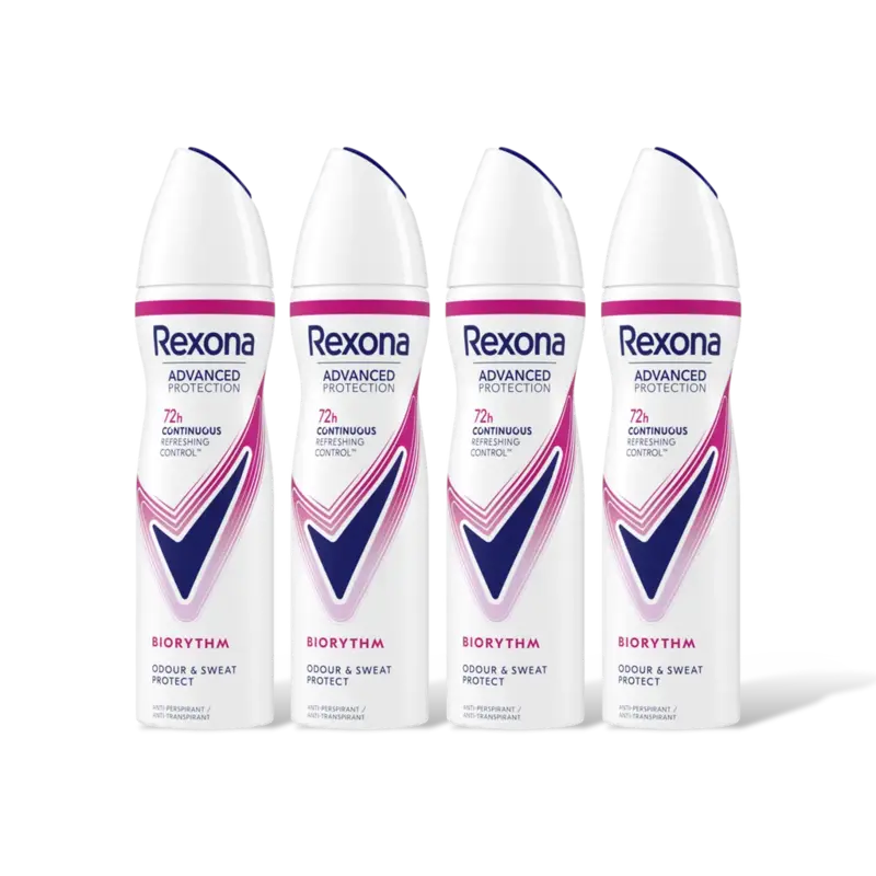 Rexona Ultra biorythm anti-transpirant 4-pack