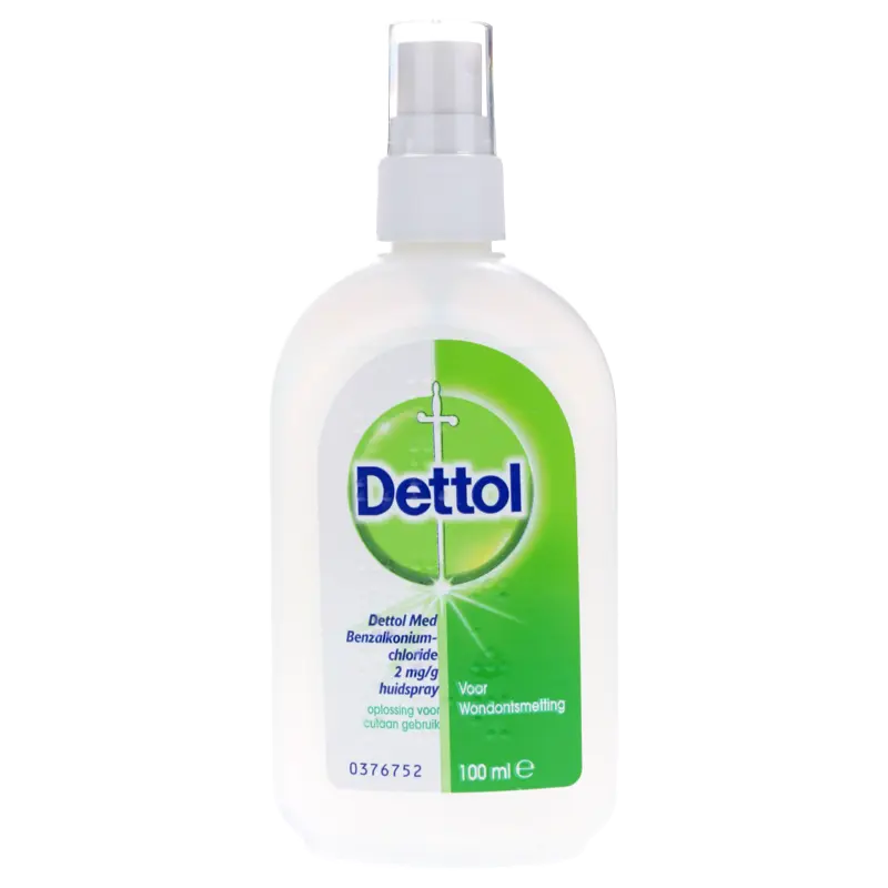 desinfecterende huidspray bij wondjes 2mg/g