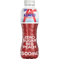 Aquarius Red peach zero sugar