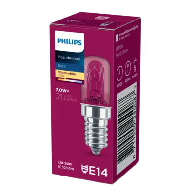 pdp-image-Philips Incandescent lamp warm white 7W dimbaar
