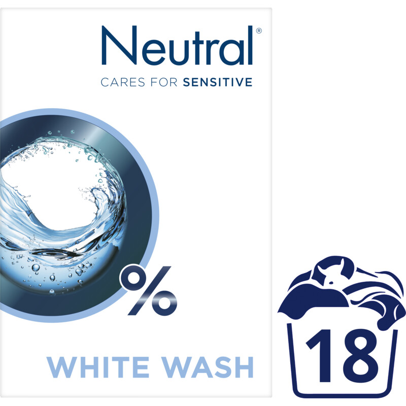 Een afbeelding van Neutral Parfumvrij waspoeder witte was