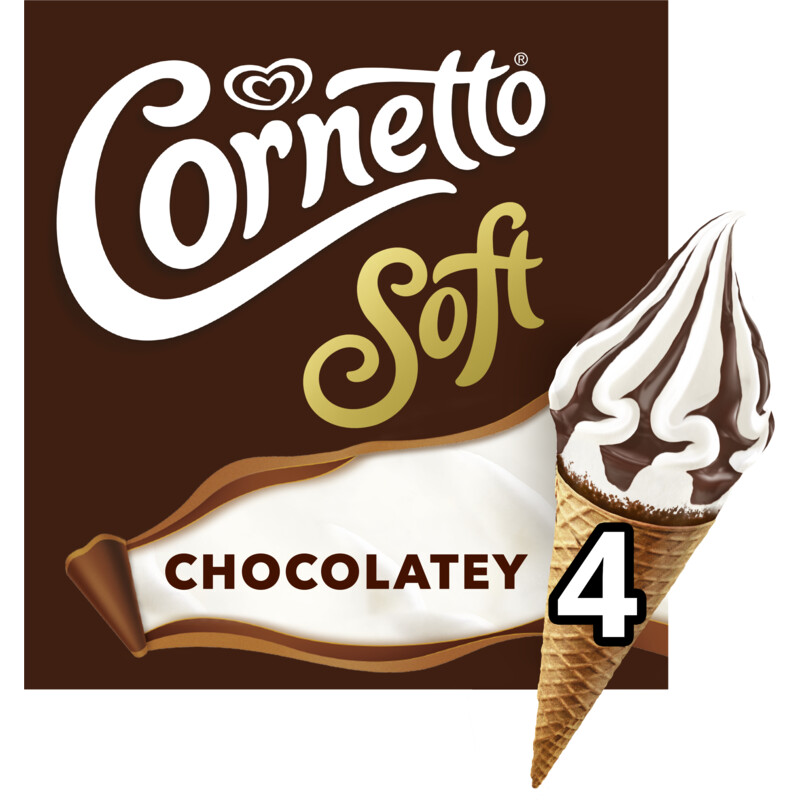 Een afbeelding van Ola Cornetto soft chocolatey