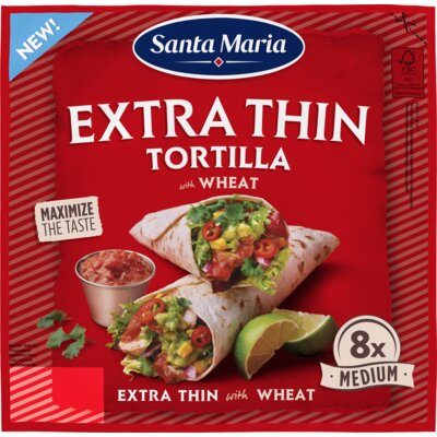 pdp-image-Santa Maria Extra thin tortilla wheat medium