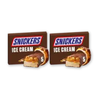 Snickers Karamel pinda ice bar 2-pack