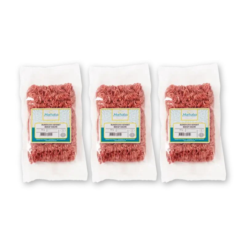 Marhaba Rundvlees gehakt 3-pack