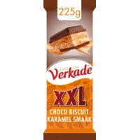 Een afbeelding van Verkade XXL choco biscuit karamelsmaakvulling