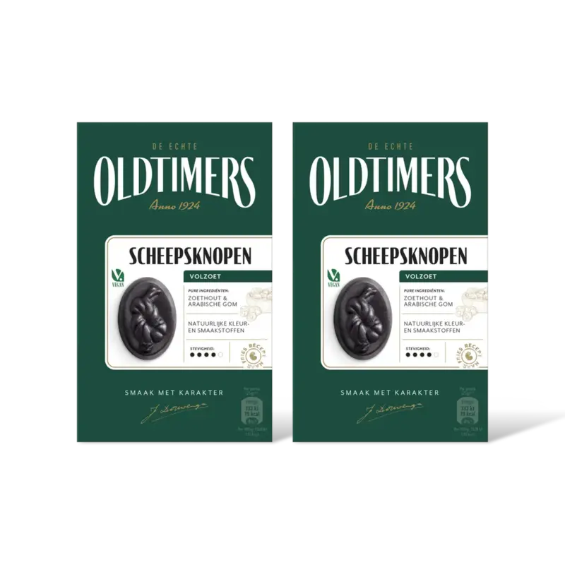 Oldtimers Scheepsknopen 2-pack