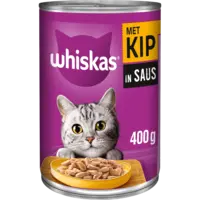 Whiskas Adult 1+ jaar kip in saus