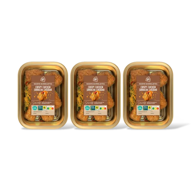 Crispy chicken sriracha cheddar 3-pack