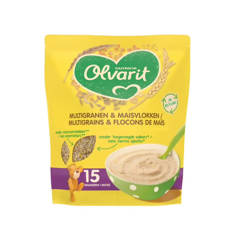 15+ Maanden Babypap Multigranen & Maisvlokken