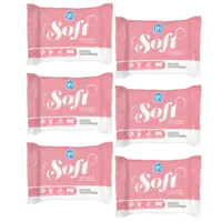 AH Vochtig toiletpapier soft 6-pack