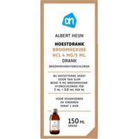 Een afbeelding van AH Hoestdrank broomhexine 4mg/5ml