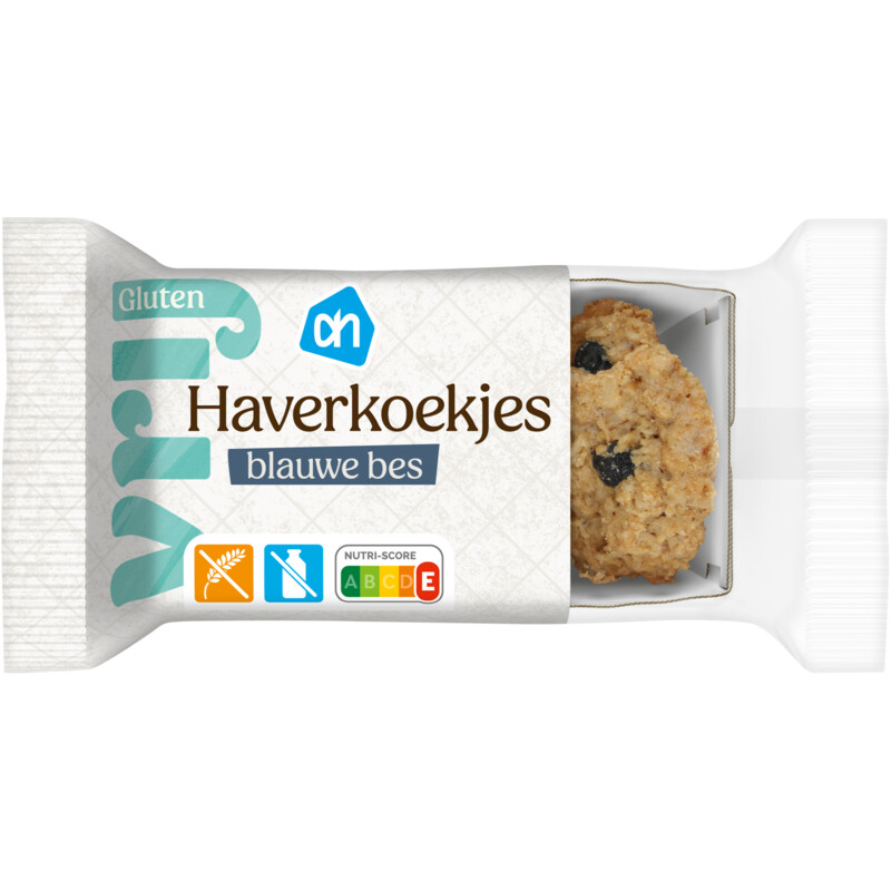 AH Glutenvrij Haverkoekjes bosbes