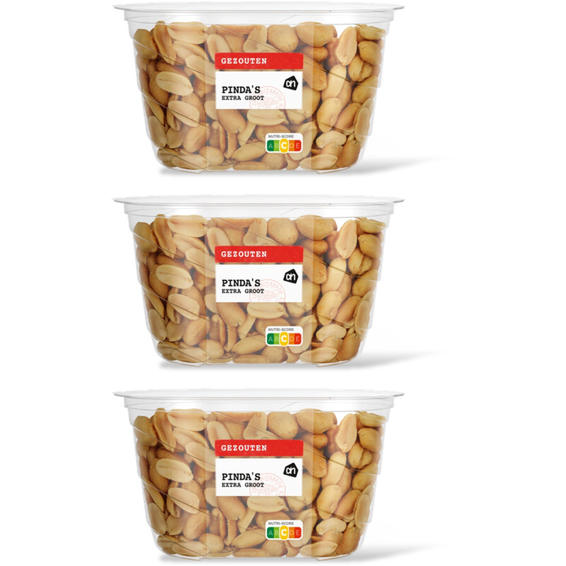 AH Pinda's extra groot gezouten 3-pack