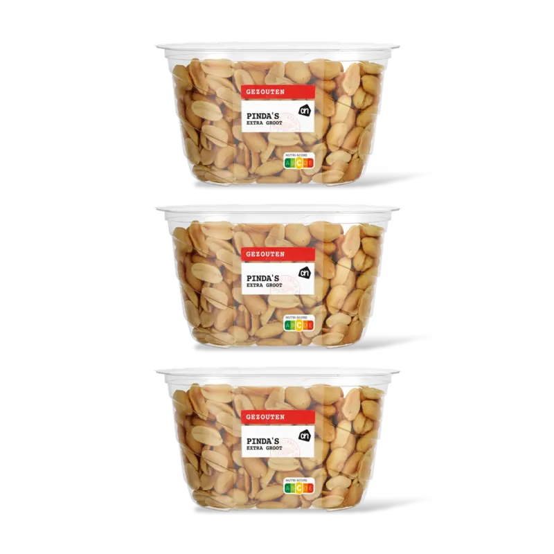 AH Pinda's extra groot gezouten 3-pack