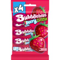 Bubblicious Strawberry splash kauwgom 4-pack