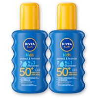 Nivea Sun Kids hydra zonnespray spf50+ 2-pack