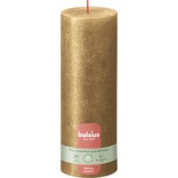 Bolsius Rustieke kaars shimmer goud 19cm