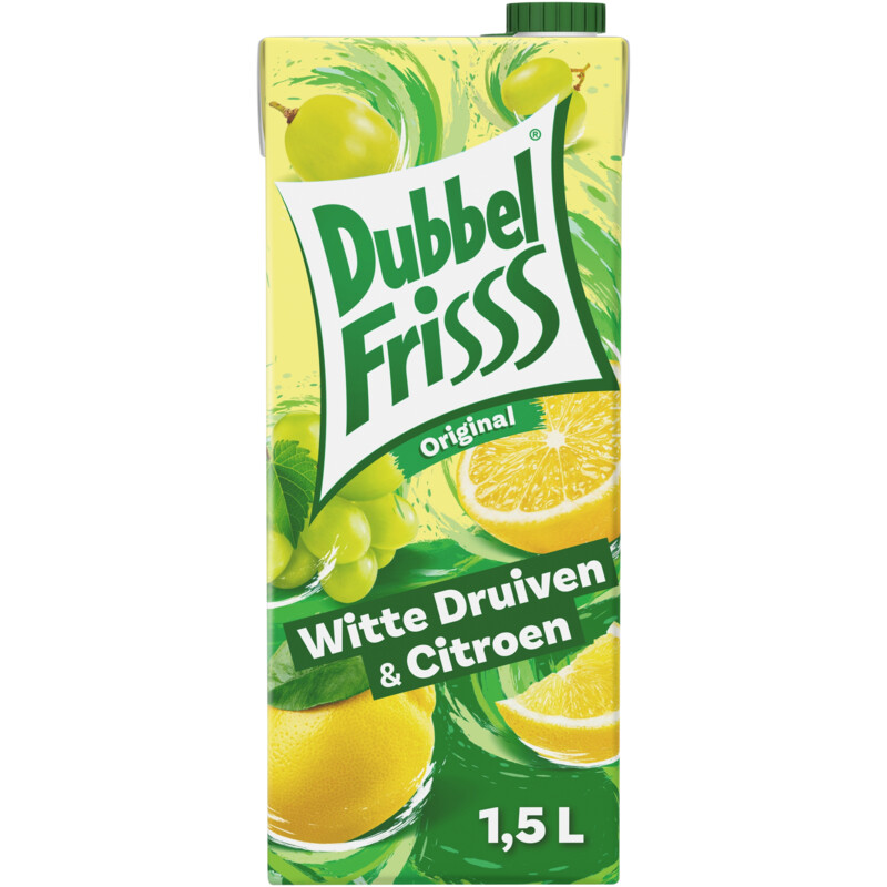 DubbelFrisss Witte druiven & citroen