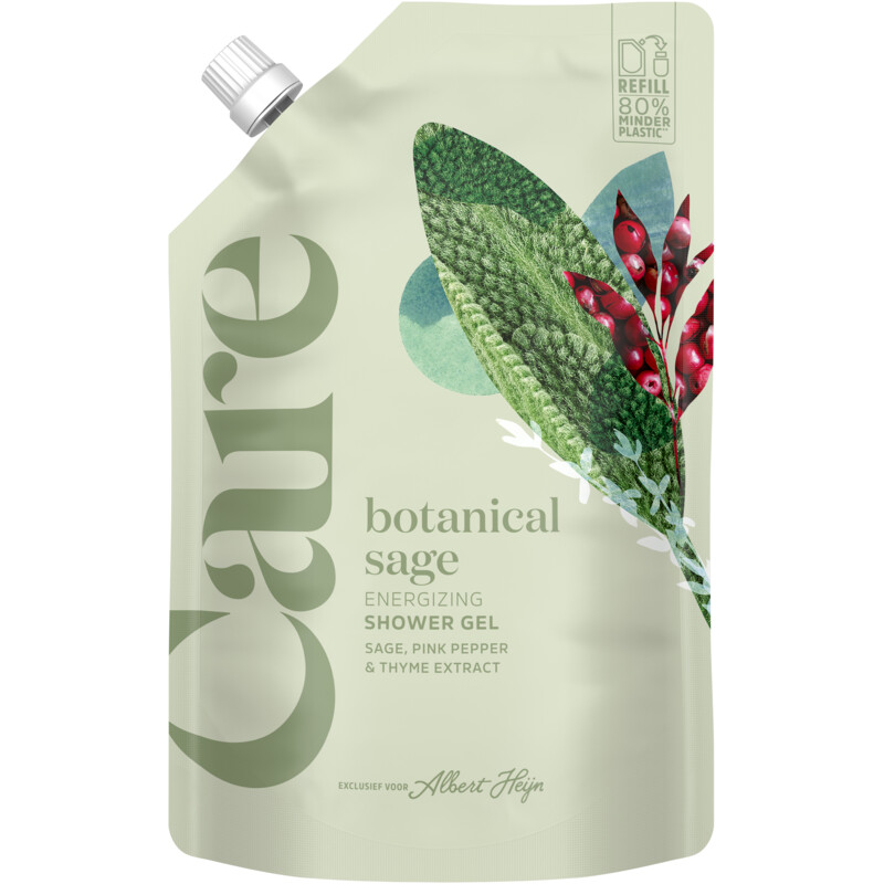 Een afbeelding van Care Botanical sage shower gel refill