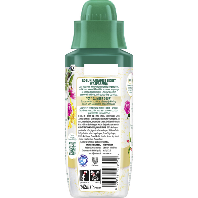 Een afbeelding van Robijn Wasparfum paradise secret