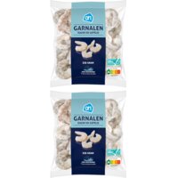 Een afbeelding van AH Garnalen rauw en gepeld 2-pack