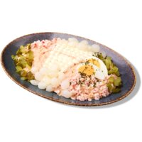Een afbeelding van AH Saladeschotel zalm
