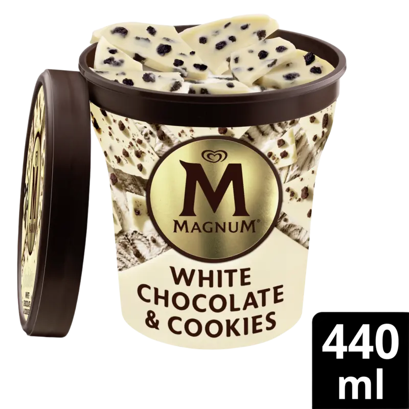 Magnum White chocolate & cookies