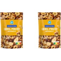 Een afbeelding van AH Ongezouten geel fruit notenmix 2-pack